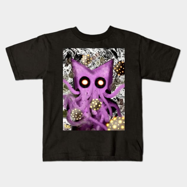 schizosquid Kids T-Shirt by Rodney Pointer